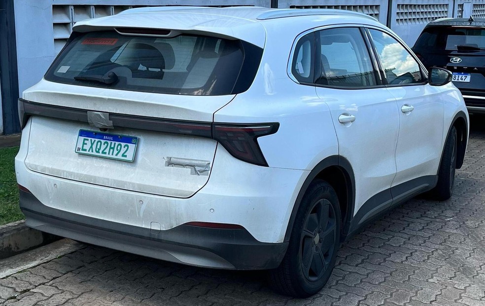 MG ES5 já havia sido flagrado em testes — Foto: Reprodução Instagram/Placa Verde e O Barba Que Viu