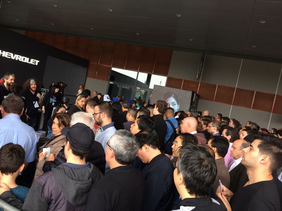 Entrada do Salão do Automóvel 2018. — Foto: G1 