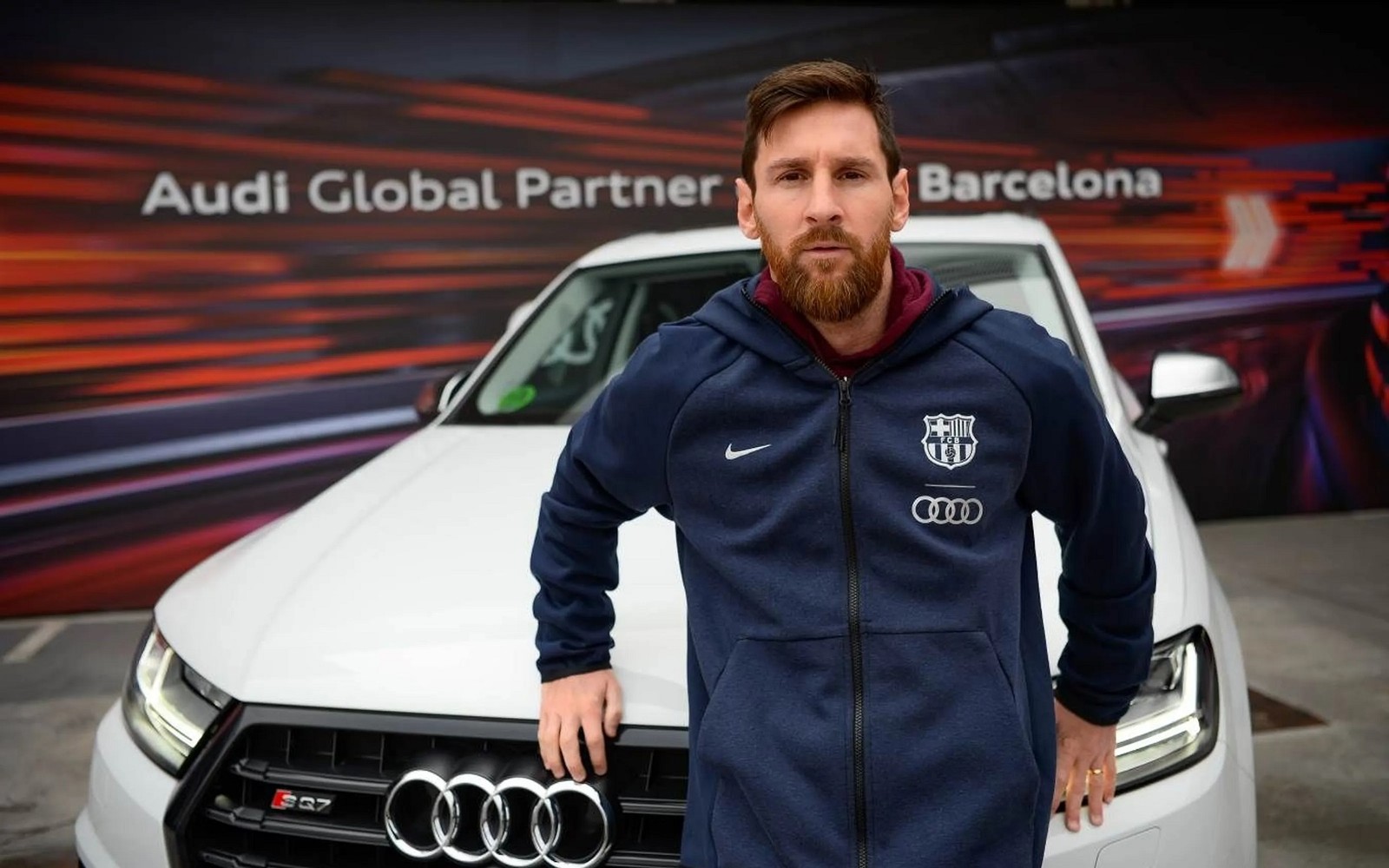 Messi Audi — Foto: Divulgação