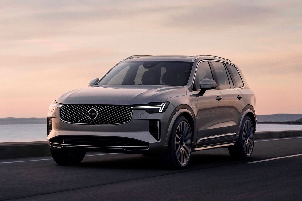 Volvo XC90 vem ao Brasil em 2025 com atualização no design e melhorias técnicas  — Foto: Divulgação