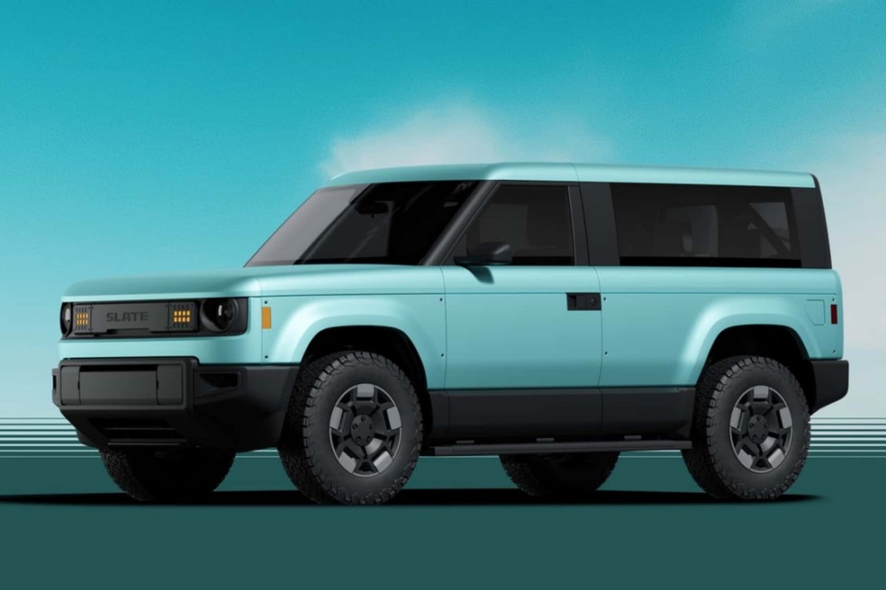 Acessórios como capota e bancos transformam a picape em SUV — Foto: Slate/Divulgação