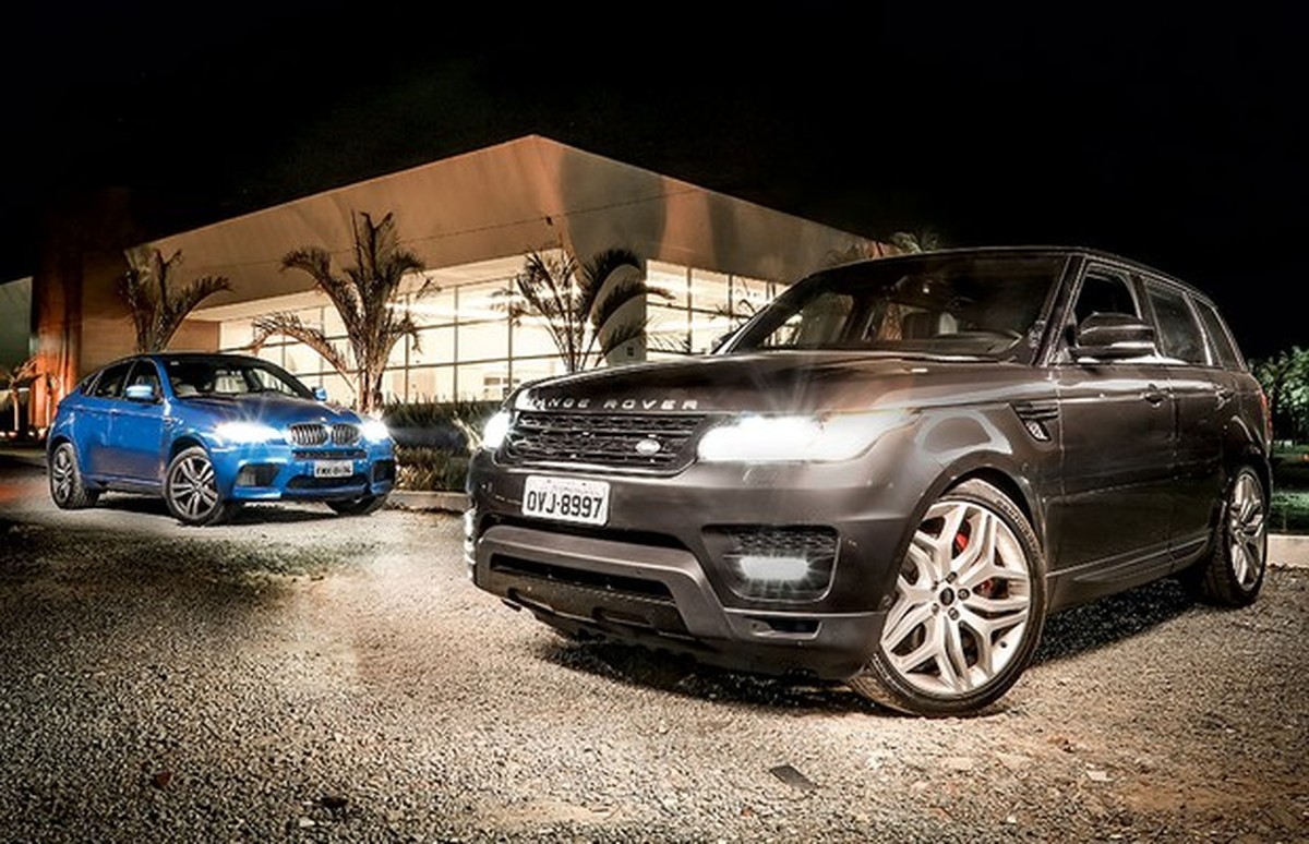BMW X6 M e Land Rover Range Rover Sport fazem rolezinho de jipões ...