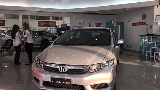 Nas Lojas: Honda Civic tem alta taxa de financiamento
