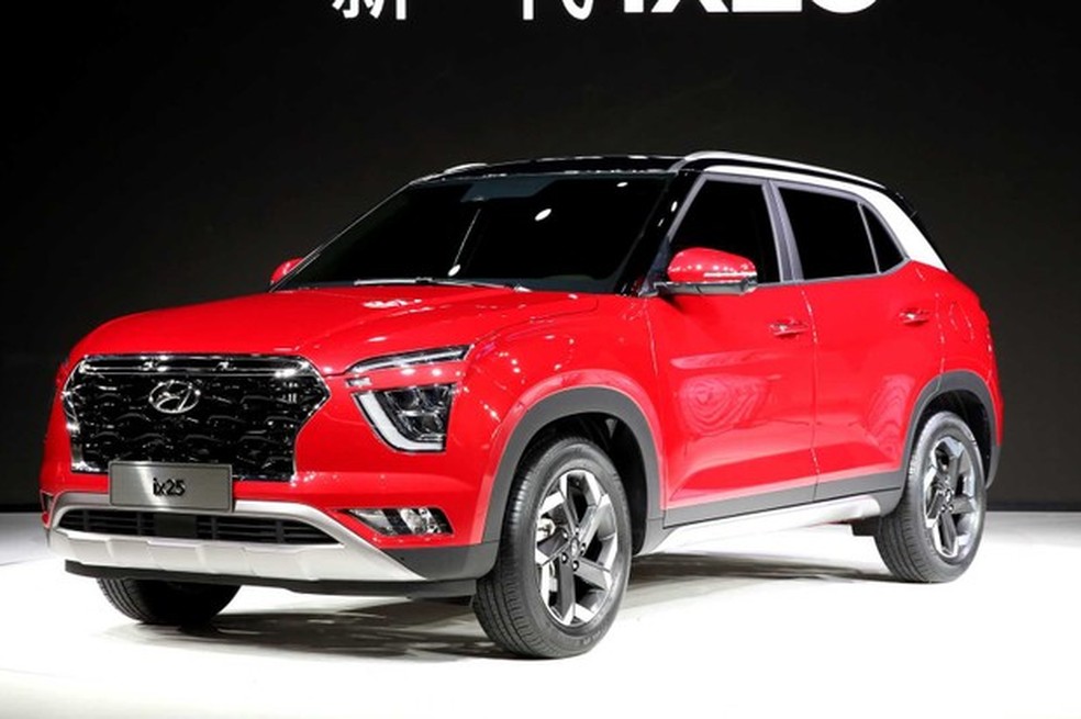 Novo ix25 tem faróis divididos e dianteira robusta (Foto: Divulgação) — Foto: Auto Esporte