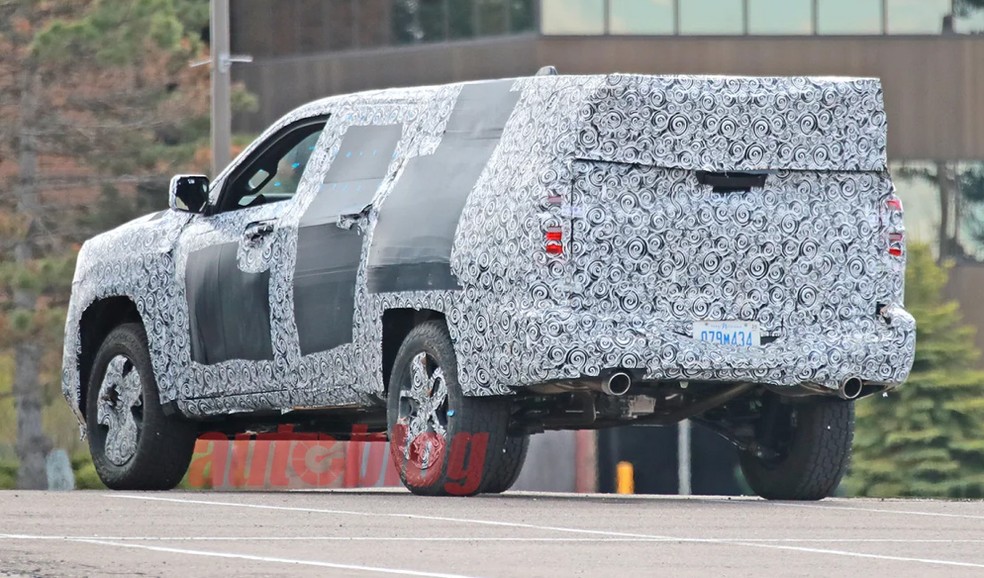 Picape da Ram flagrada pelo Autoblog nos Estados Unidos — Foto: Autoblog
