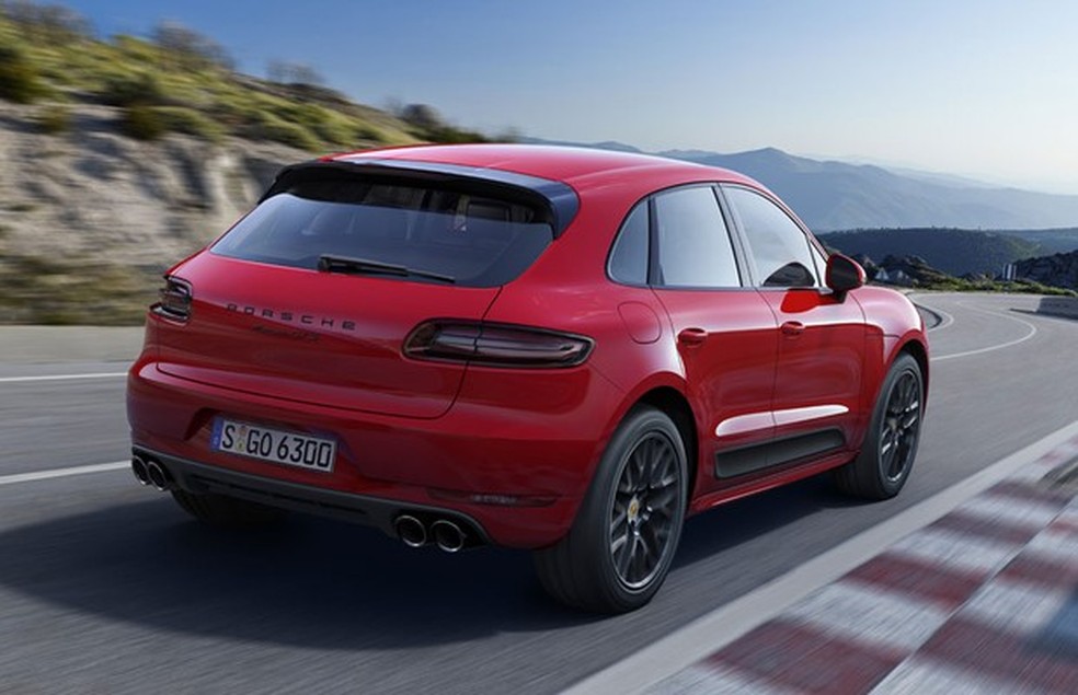 Traseira do Porsche Macan GTS (Foto: Divulgação) — Foto: Auto Esporte