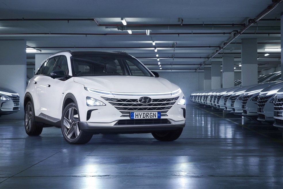 Hyundai Nexo FCEV célula de combustível hidrogêniio — Foto: autoesporte