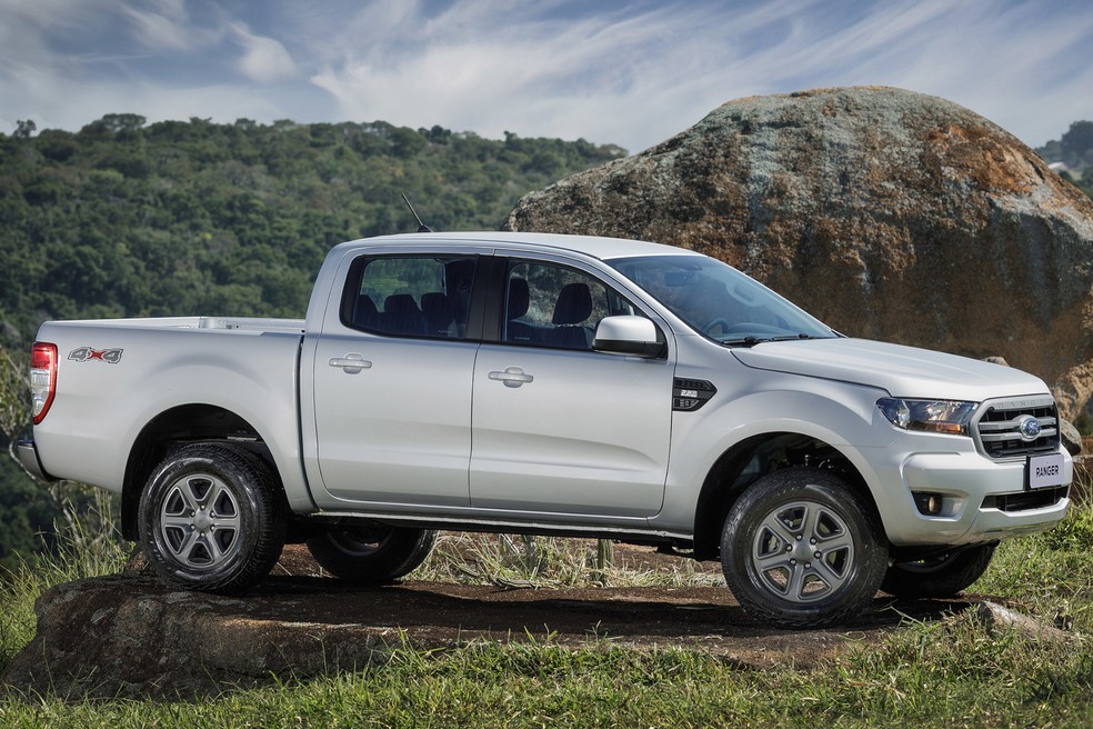 Se você precisa de uma caçamba, pode considerar a Ford Ranger XLS 2020 — Foto: Divulgação