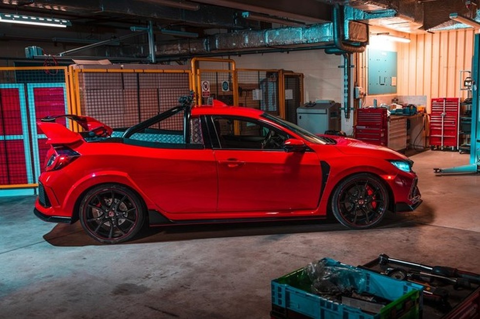 Honda Civic Type R picape (Foto: Divulgação) — Foto: Auto Esporte