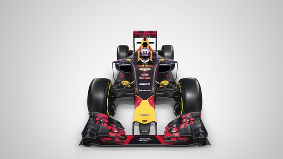 Carro da Red Bull Racing na Fórmula 1 terá logo da Aston Martin na temporada 2016 (Foto: Divulgação) — Foto: Auto Esporte