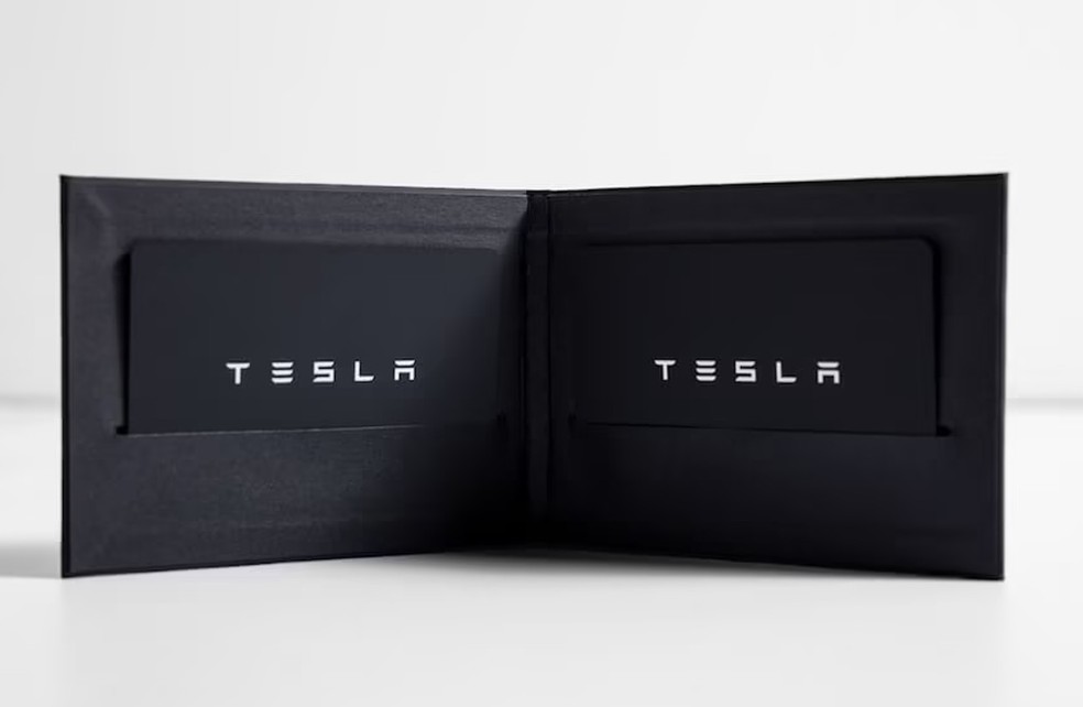 A Tesla dá uma chave física aos motoristas como alternativa — Foto: Divulgação