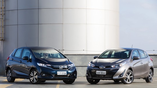 Toyota Yaris x Honda Fit: comparativo
