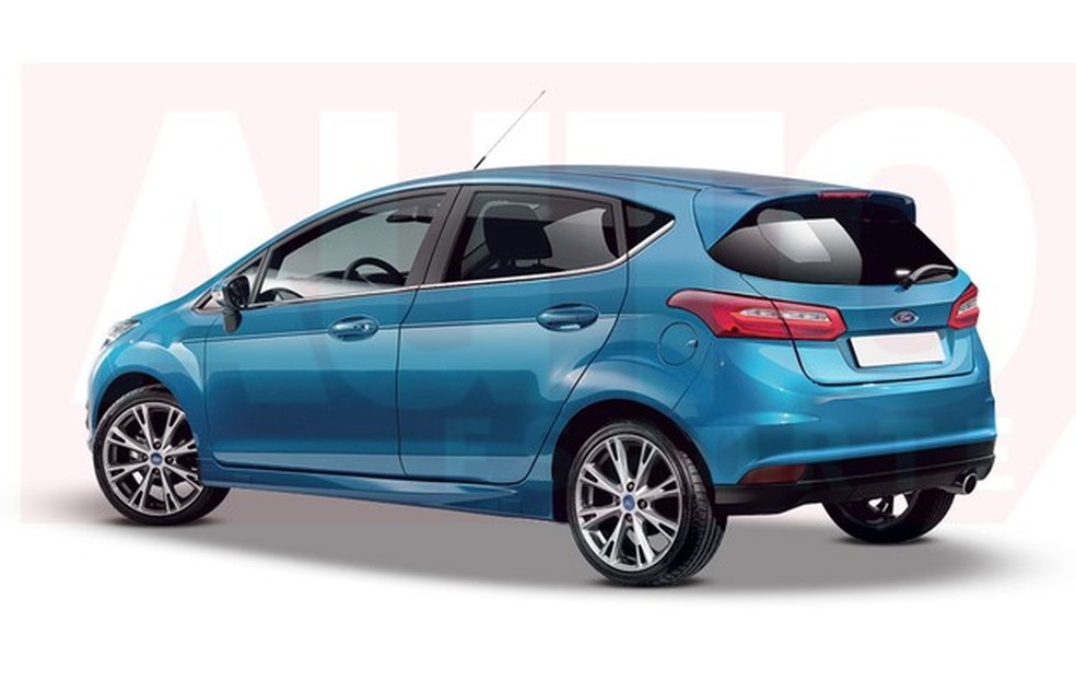Projeção: nova geração do Ford Fiesta (Foto: Renato Aspromonte) — Foto: Auto Esporte