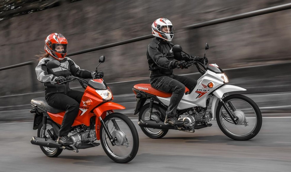 Honda Pop 110i ES 2025: aceleração de 0 a 60 km/h acontece em 7,8 segundos — Foto: Divulgação