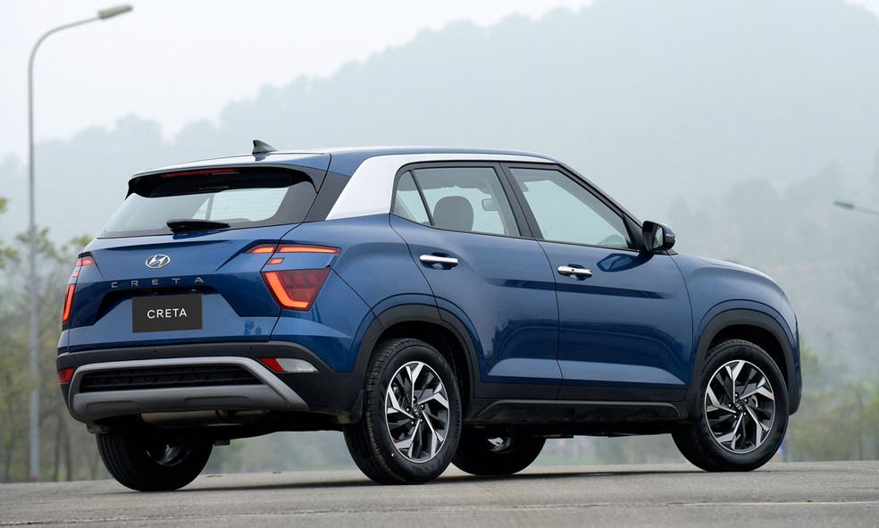 Hyundai Creta mostrado no Vietnã tem os mesmos recortes na tampa do porta-malas do modelo brasileiro — Foto: Divulgação