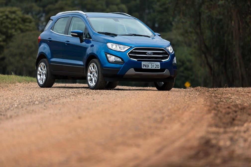 Ford EcoSport foi o único dos SUVs mais vendidos no ano a ter alta nos emplacamentos em setembro — Foto: Marcelo Brandt/G1