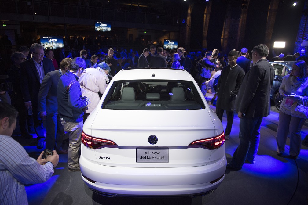 Novo Volkswagen Jetta — Foto: Jim Watson/AFP