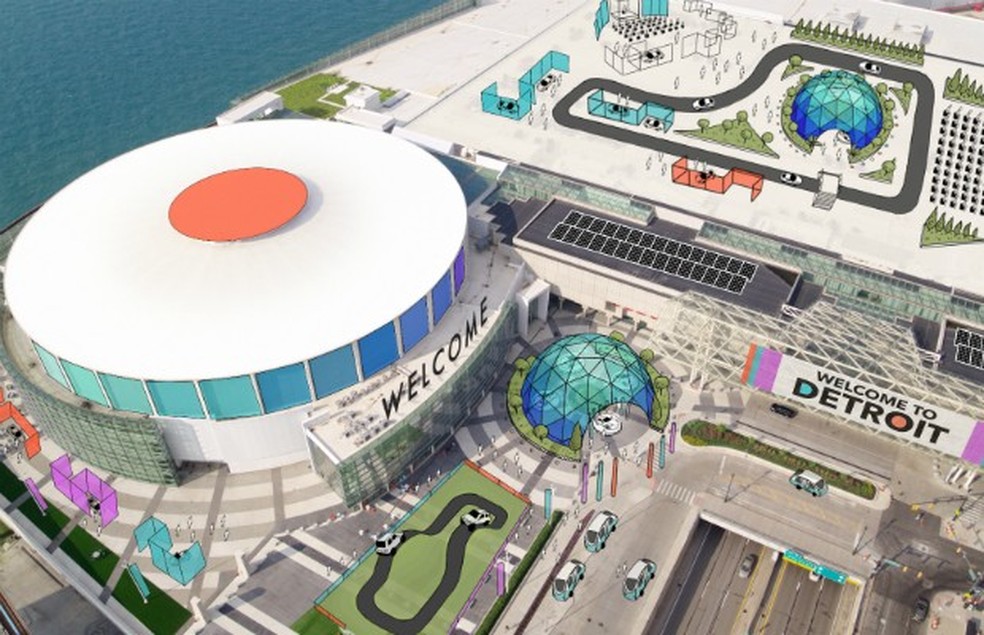 Salão de Detroit acontecerá no mês de junho a partir de 2020 e trará atividades ao ar livre (Foto: Divulgação) — Foto: Auto Esporte