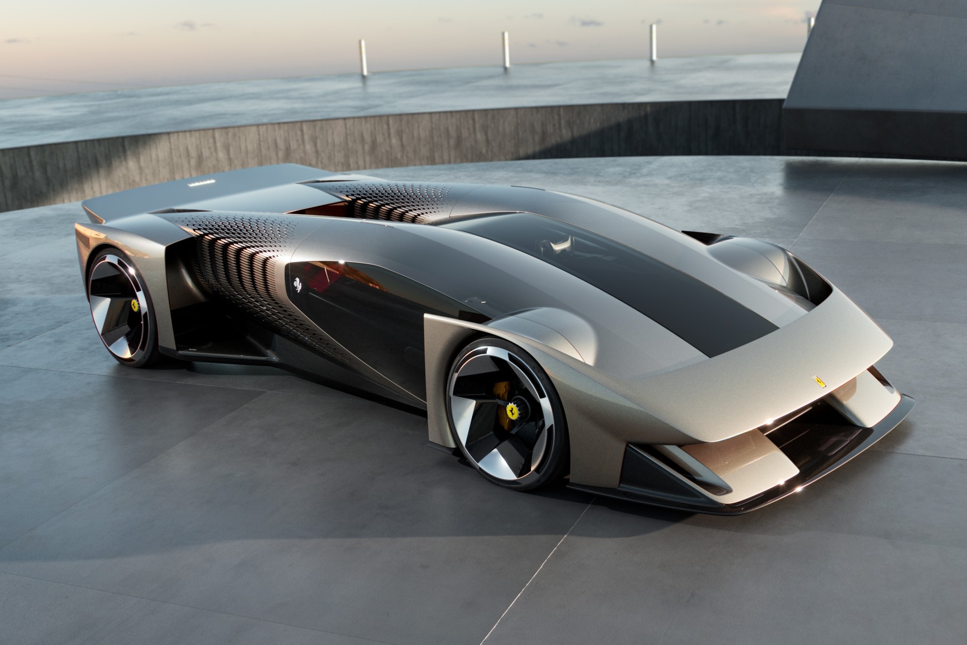 Nova Ferrari F76 é obra de arte sem motor e que só existe no mundo virtual