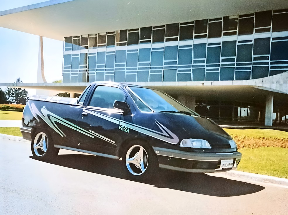 O Vega em Brasília, durante evento na cidade — Foto: Acervo/Museu da Imprensa Automotiva