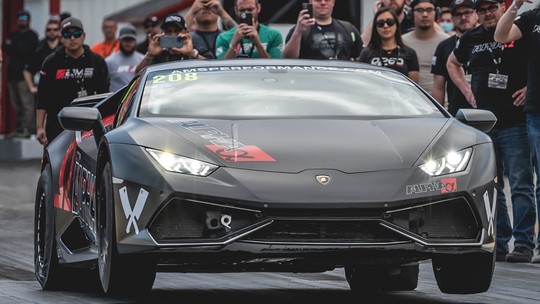 Vídeo: Lamborghini Huracán mais potente que Fórmula 1 bate recorde de arrancada
