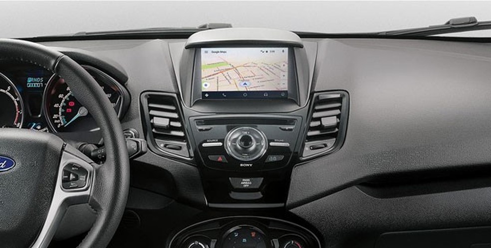 Novo Fiesta Sedã Interior (Foto: Divulgação) — Foto: Auto Esporte