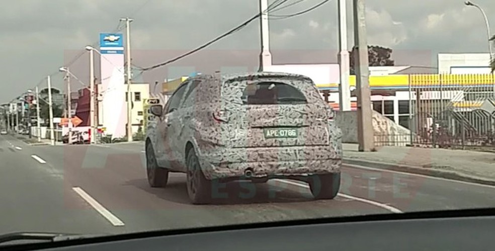 Flagra do novo Renault Captur (Foto: Leandro Mendes) — Foto: Auto Esporte