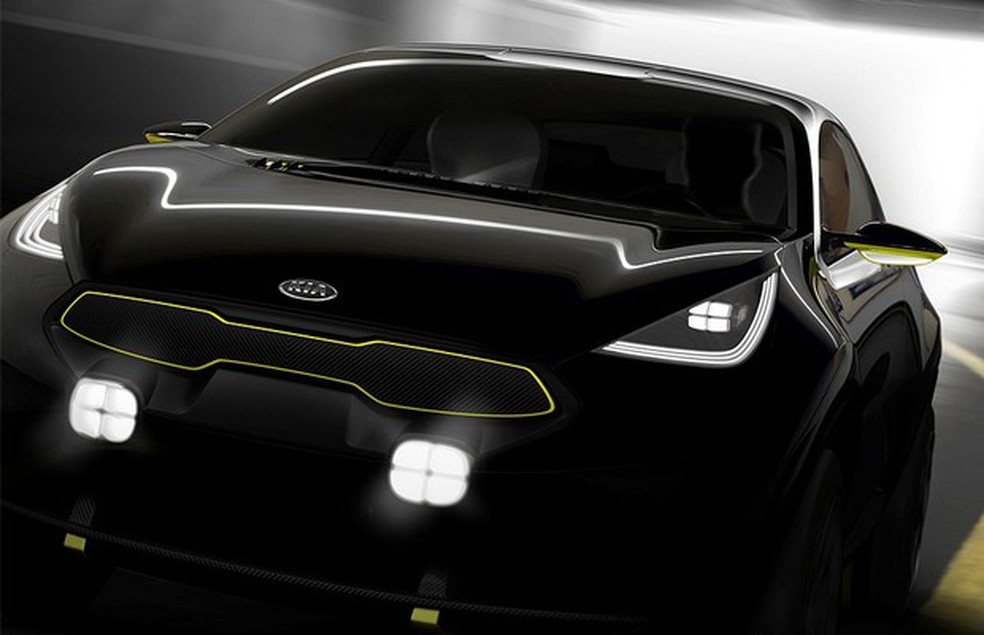 Teaser de novo conceito da Kia para o Salão de Frankfurt (Foto: Kia) — Foto: Auto Esporte
