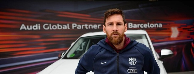 Messi Audi — Foto: Divulgação