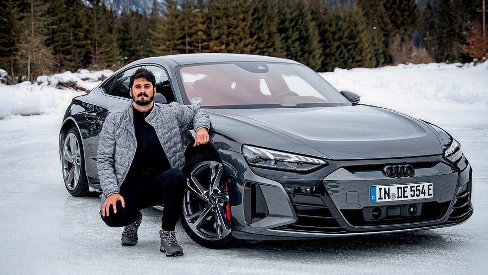 No final deu para entender melhor a dinâmica do RS e-tron GT — Foto: Divulgação