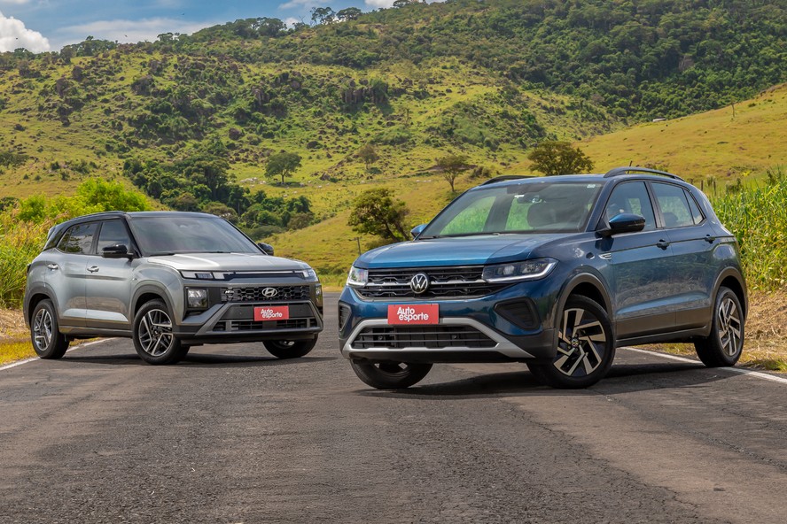 Hyundai Creta N-Line e Volkswagen T-Cross Comfortline