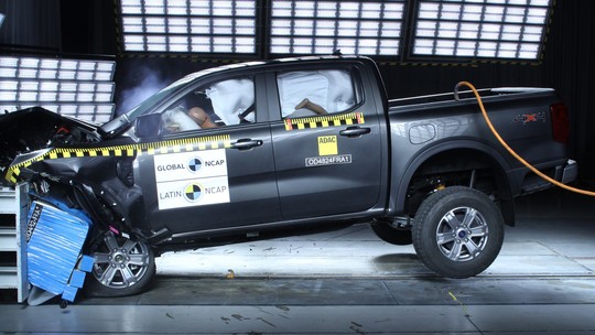 Ford Ranger supera Volkswagen Amarok em teste de segurança; veja notas