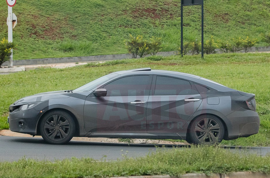 Flagra do novo Honda Civic