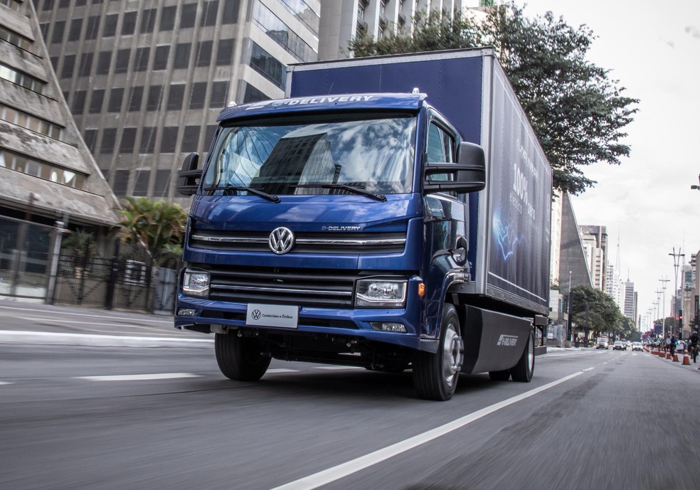 Volkswagen e-Delivery é feito exclusivamente para o uso urbano  — Foto: Divulgação