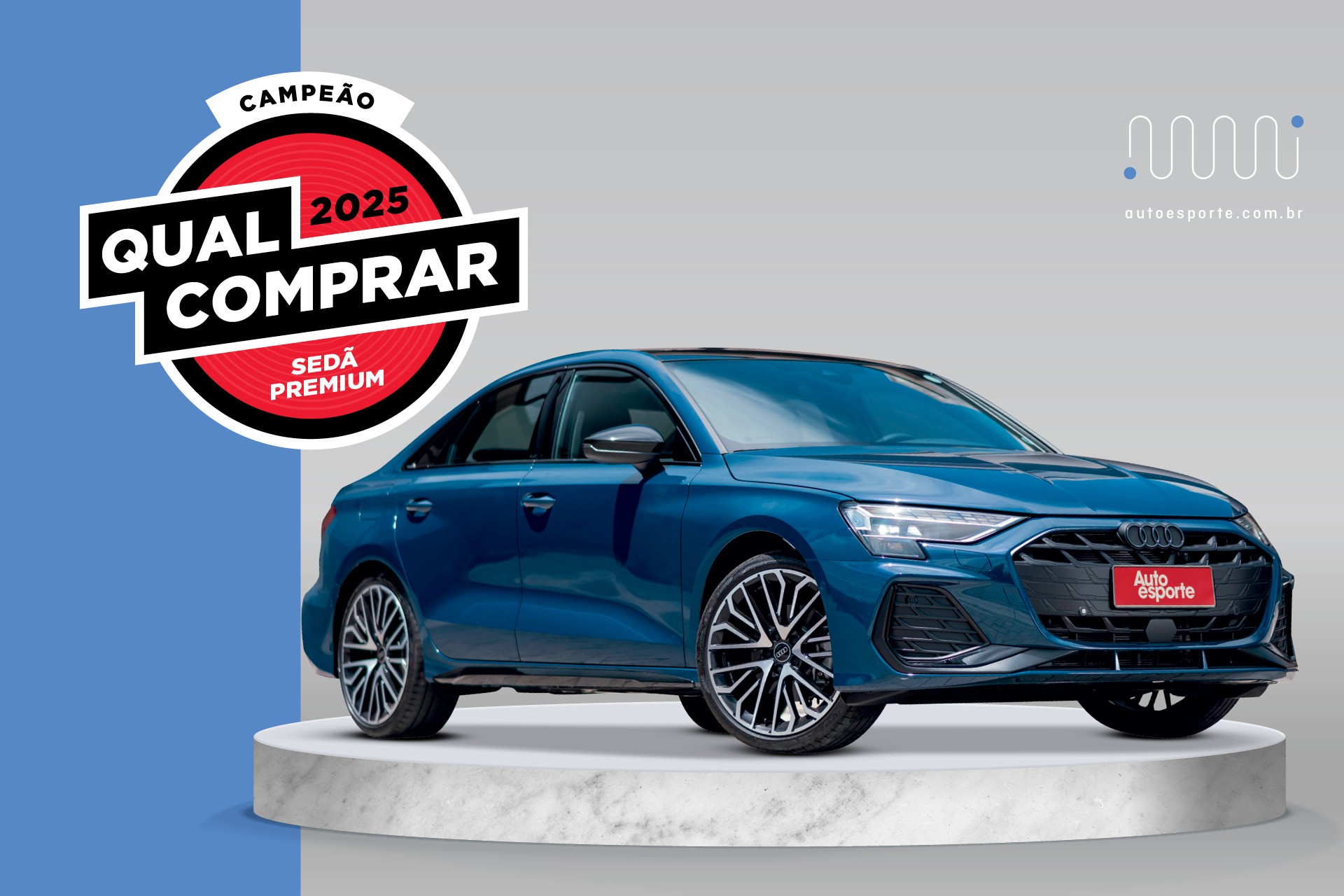 Audi A3 é o sedã premium de melhor custo no Brasil em 2025