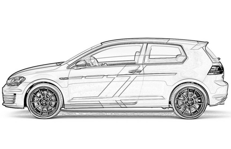 Projeto Volkswagen Worthersee GTI (Foto: Divulgação) — Foto: Auto Esporte