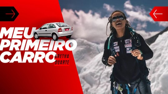 Aretha Duarte, primeira negra latino-americana a chegar ao topo do Everest, comprou um Astra em leilão da PM