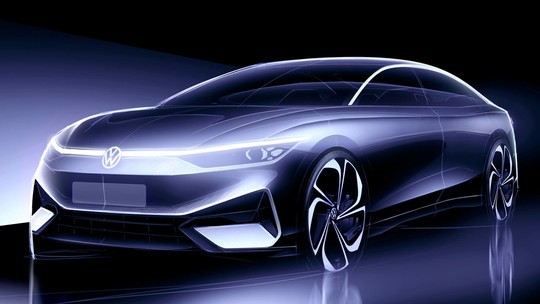 Volkswagen mostra conceito de sedã elétrico que pode ser sucessor do Passat 