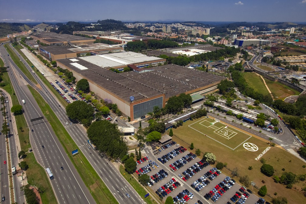 Fábrica em São Bernardo do Campo (SP) é a 1ª da Volkswagen fora da Alemanha — Foto: Divulgação