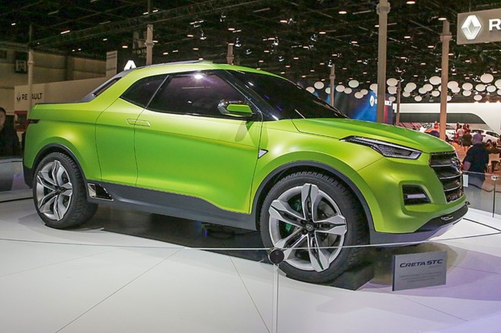 Picape Hyundai Creta STC no Salão do Automóvel 2016 (Foto: Marcos Camargo/Auto News Brasil) — Foto: Auto Esporte