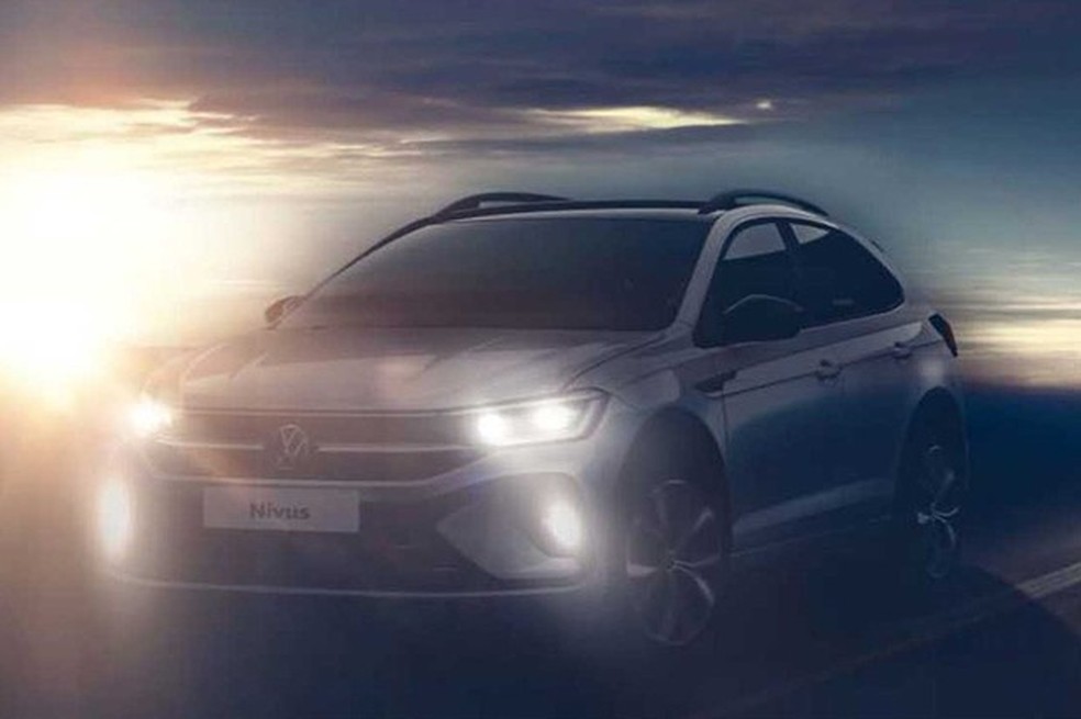 Foto da dianteira do novo Volkswagen Nivus vaza depois de uma apresentação (Foto: Reprodução) — Foto: Auto Esporte