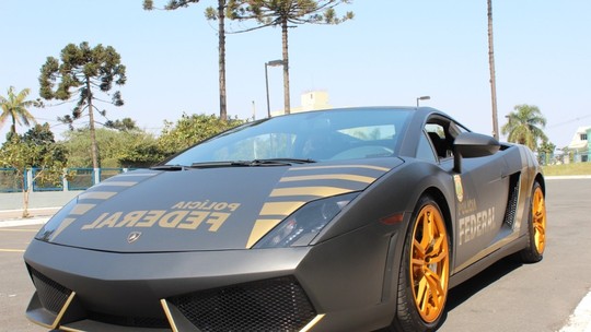 Lamborghini Gallardo de criminoso é transformado em viatura da Polícia Federal