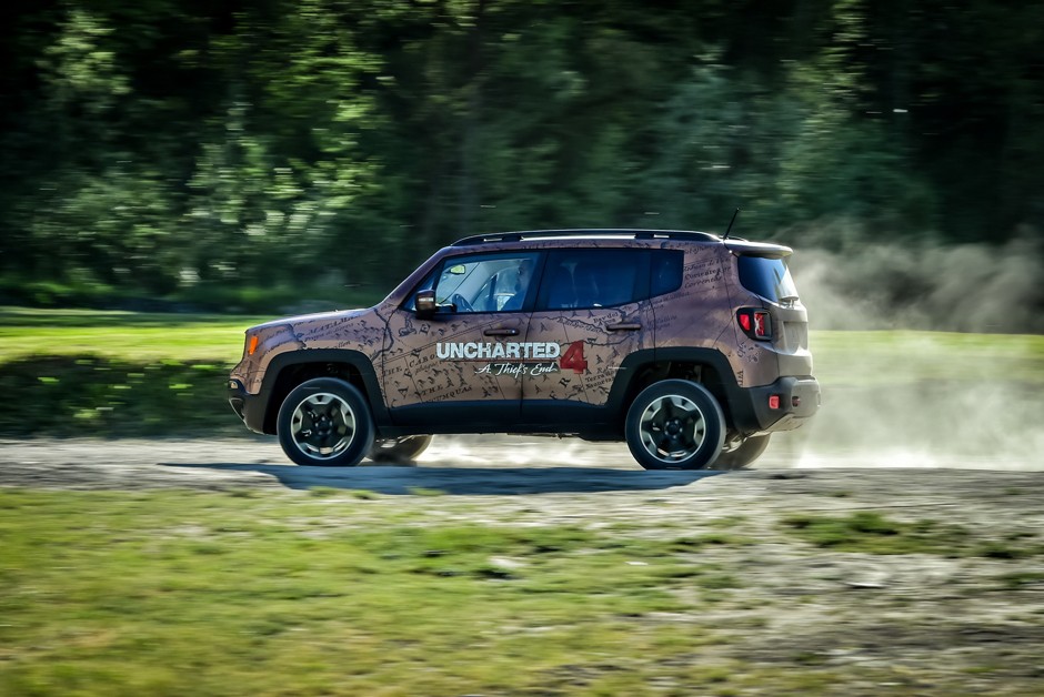 Jeep Renegade versão especial do game Uncharted 4