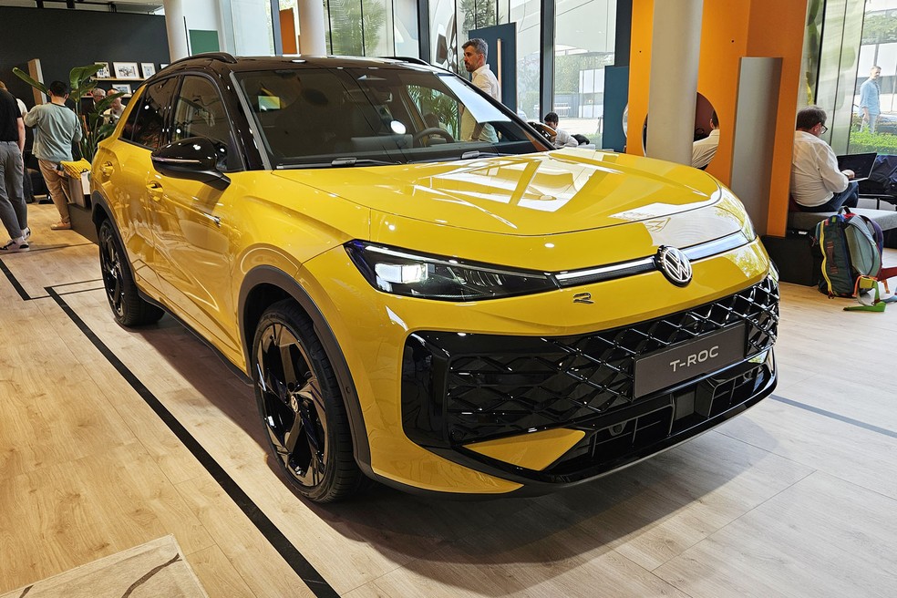Novo Volkswagen T-Roc pode inspirar a segunda geração do Nivus — Foto: Leonardo Felix/Auto News Brasil