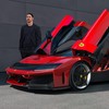 Zlatan Ibrahimović e sua nova Ferrari F80 - Demetrios Cardozo/Auto News Brasil
