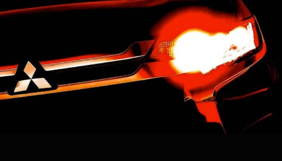 Teaser Mitsubishi Outlander 2016 (Foto: Divulgação) — Foto: Auto Esporte