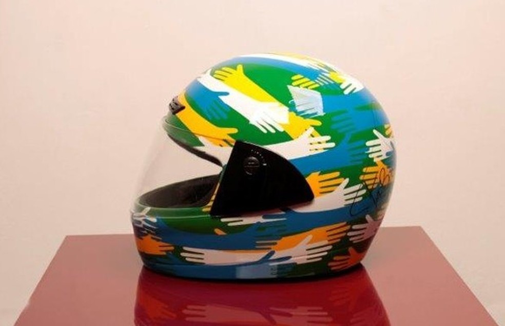 Exposição “Senna na Cabeça e no Coração” (Foto: Divulgação) — Foto: Auto Esporte