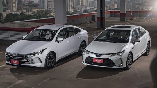 Comparativo: BYD King consegue roubar a coroa do Toyota Corolla híbrido? Comparativo: BYD King consegue roubar a coroa do Toyota Corolla híbrido?