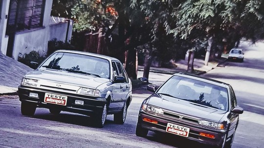 Comparativo de 1992: Ford Versailles nacional perdeu feio para Honda Accord