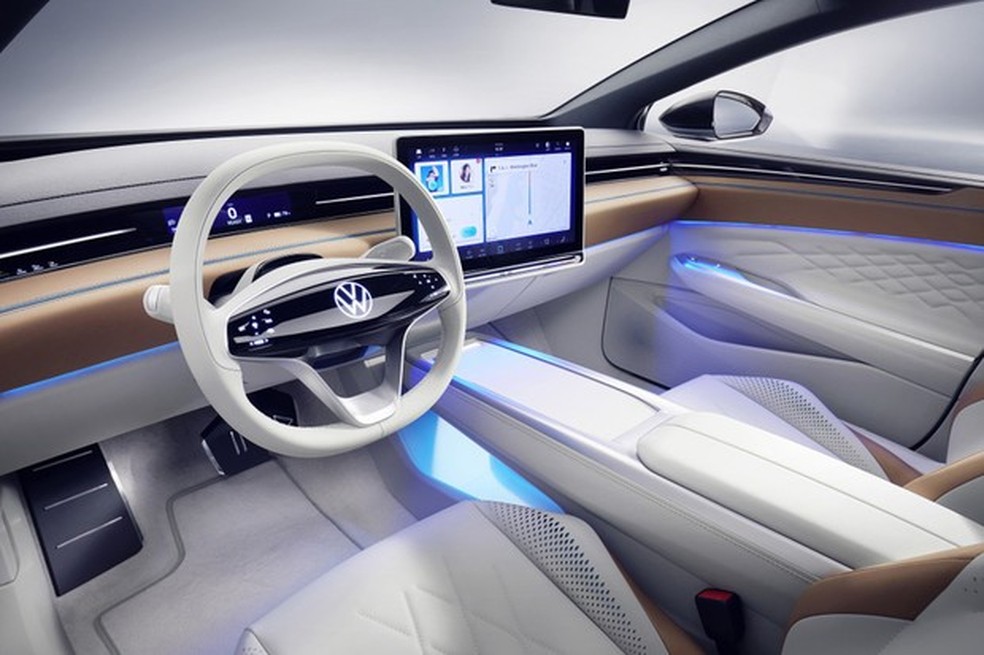 O minimalismo futurista da nova perua da Volkswagen (Foto: Divulgação) — Foto: Auto Esporte